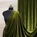 Royal Velvet Fabric, for Upholstery & Costumes - Olive