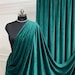 Royal Velvet Fabric, for Upholstery & Costumes - Teal