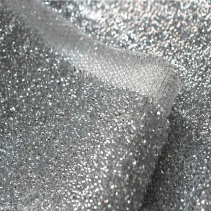 Sparkling Metallic Lurex Fabric - Glitter Shimmer Material for Costumes & Home Decor by the Yard