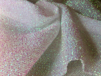 Sparkling Metallic Lurex Fabric - Glitter Shimmer Material for Costumes & Home Decor by the Yard
