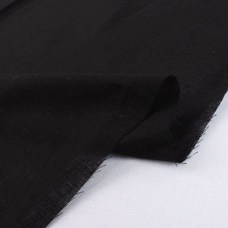 Cotton Lining - Black