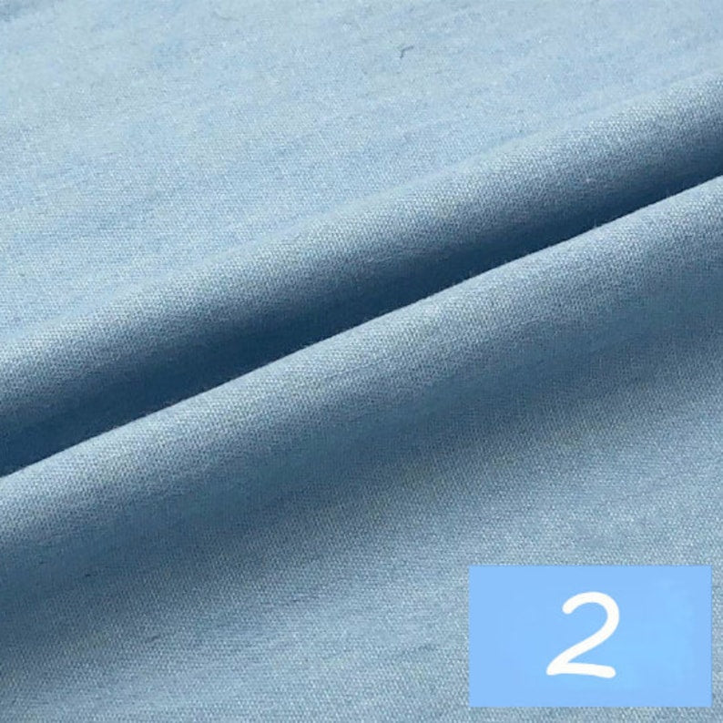 Chambray Fabric, Summer Cotton for Shirts & Dresses