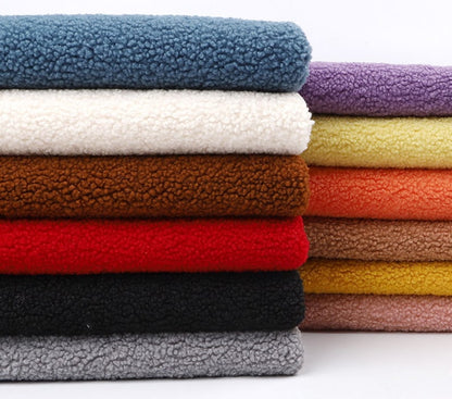 Teddy Plush Fabric, Sherpa Fleece for Jacket Lining & Plush Toys