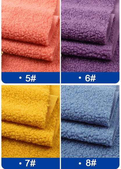 Teddy Plush Fabric, Sherpa Fleece for Jacket Lining & Plush Toys