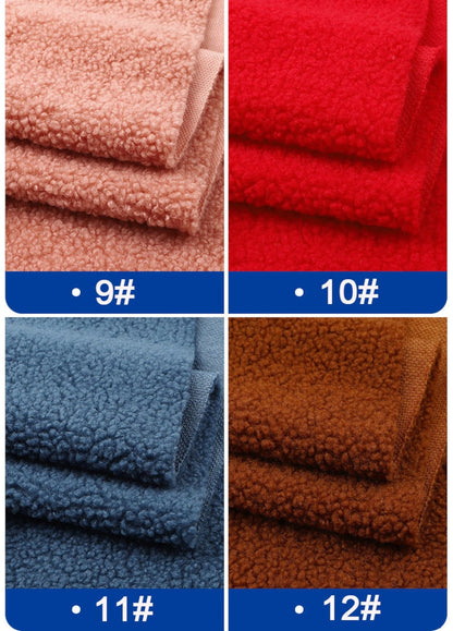 Teddy Plush Fabric, Sherpa Fleece for Jacket Lining & Plush Toys