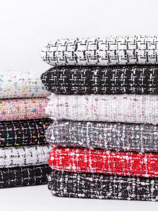 Tweed Fabric, Woven for Coats, Dresses & Hats