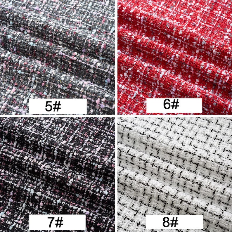 Tweed Fabric, Woven for Coats, Dresses & Hats