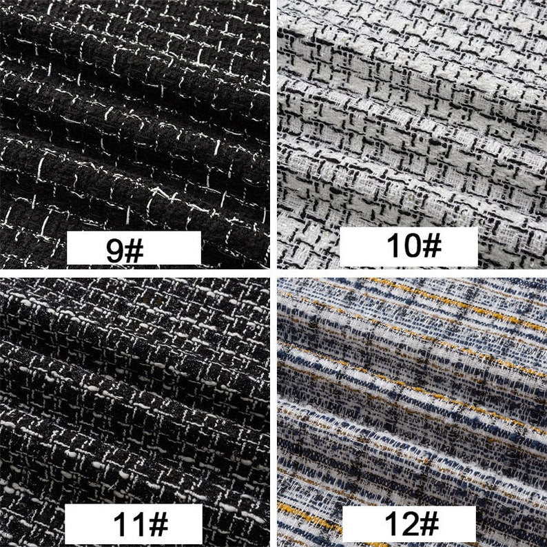 Tweed Fabric, Woven for Coats, Dresses & Hats