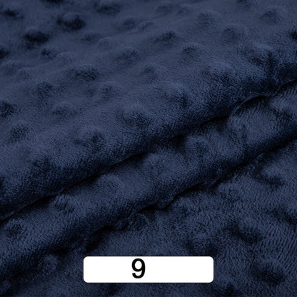 Soft Minky with Small Dots, Dimple Dot Fleece for Baby Blankets