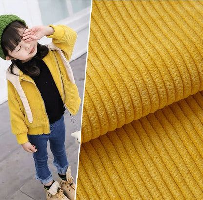 Corduroy Fabric, 8-Wale for Pants, Jackets & Bags