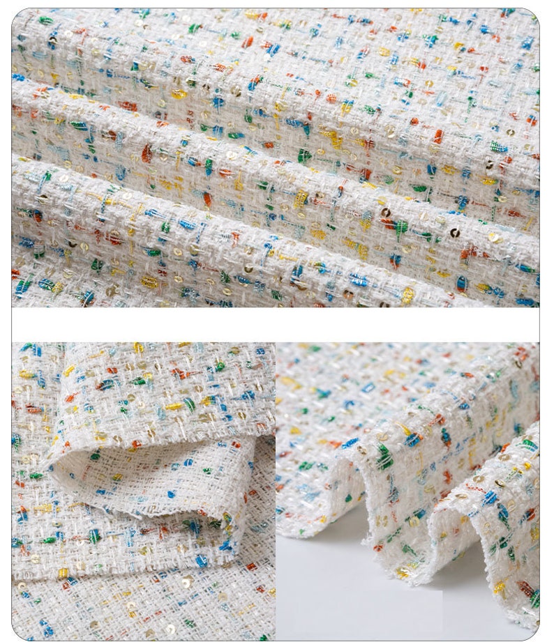 Tweed Fabric, Woven for Coats, Dresses & Hats