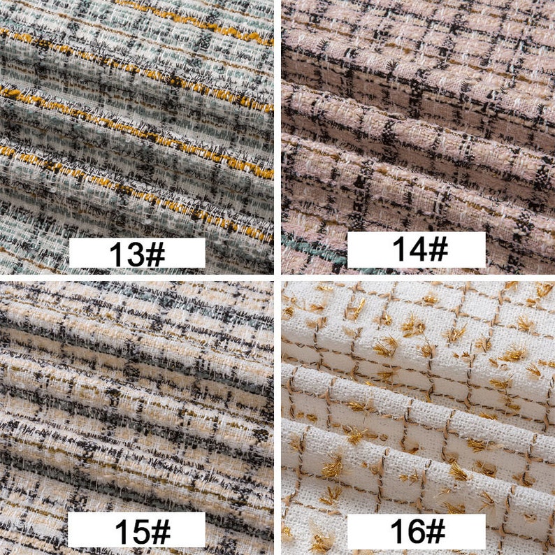 Tweed Fabric, Woven for Coats, Dresses & Hats