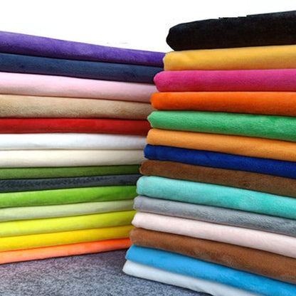 Solid Plush Smooth Minky Fabric for Toys & Baby Blankets