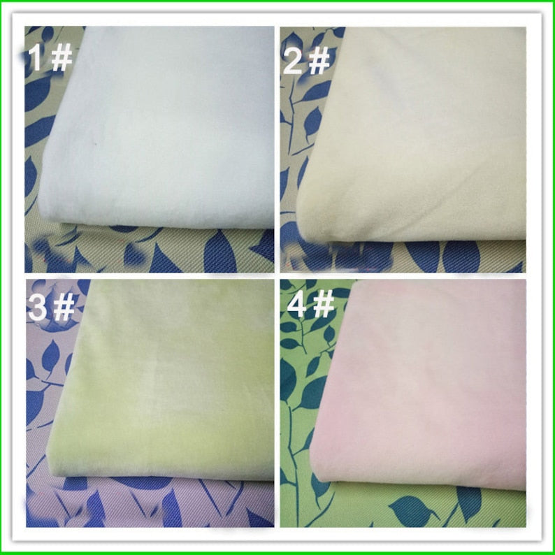 Solid Plush Smooth Minky Fabric for Toys & Baby Blankets