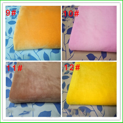 Solid Plush Smooth Minky Fabric for Toys & Baby Blankets
