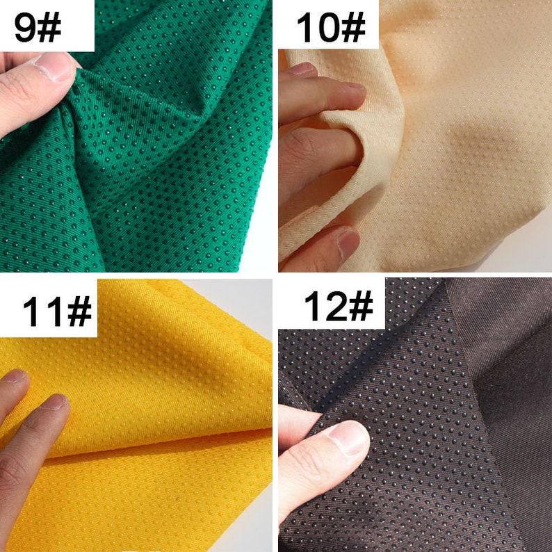 Dotted Non Slip Fabric, Anti-Slip Grip for Slipper Soles