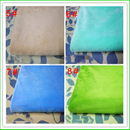 Solid Plush Smooth Minky Fabric for Toys & Baby Blankets