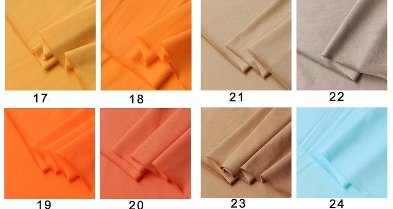 Cotton Jersey Knit Fabric, 100% Cotton for T-Shirts & Dresses