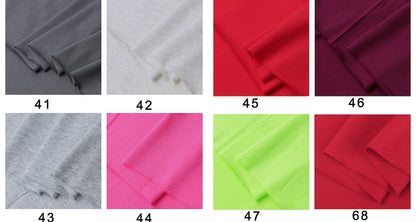 Cotton Jersey Knit Fabric, 100% Cotton for T-Shirts & Dresses