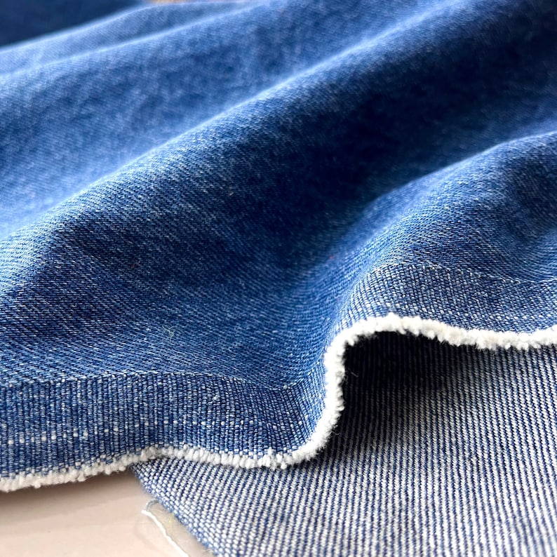Stonewashed Denim Fabric, for Apparel & Crafts