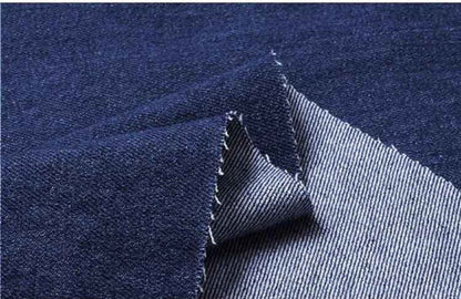 Heavy Blue Denim Fabric, 57 in Wide