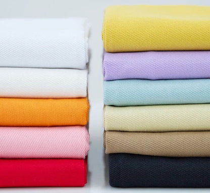 Colored Denim Fabric, 100% Cotton, 59 in Wide