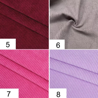 Cotton Corduroy Fabric, 8-Wale, 59 in Wide