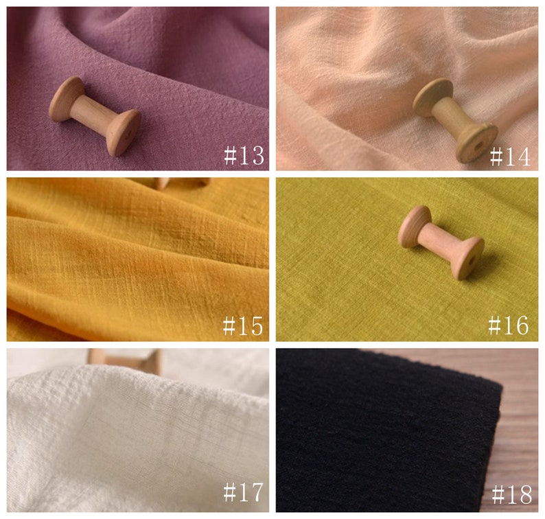 Bamboo Texture Cotton Linen - Details