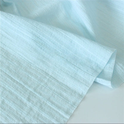 Striped Cotton Jacquard Fabric - Navy Blue