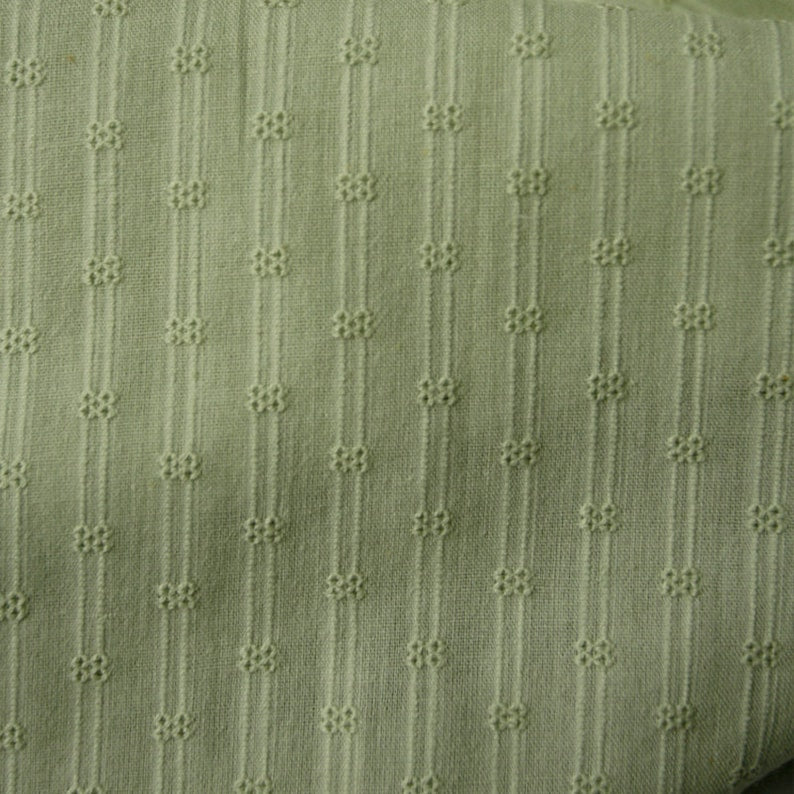 Dobby Stripe Cotton - Green