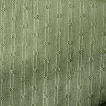 Dobby Stripe Cotton - Green
