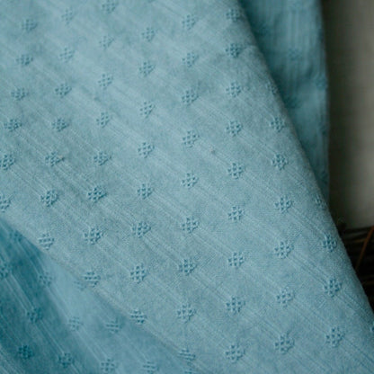 Dobby Stripe Cotton - Blue