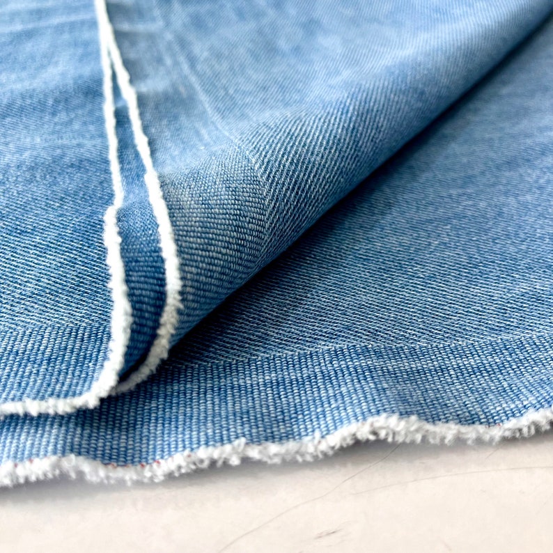 Stonewashed Denim Fabric, for Apparel & Crafts