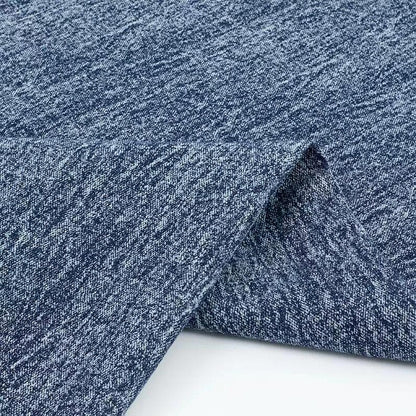 Denim Fabric - Thickened Rubbed White Washed Material for Jeans & Jackets by the Yard