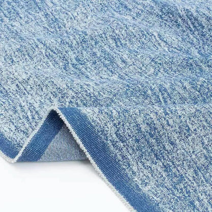 Denim Fabric - Thickened Rubbed White Washed Material for Jeans & Jackets by the Yard