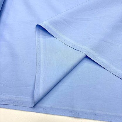 Light Blue Cotton Poplin, for Shirts & Dresses