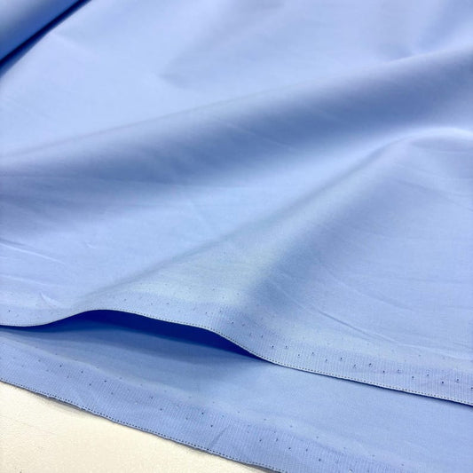 Light Blue Cotton Poplin, for Shirts & Dresses