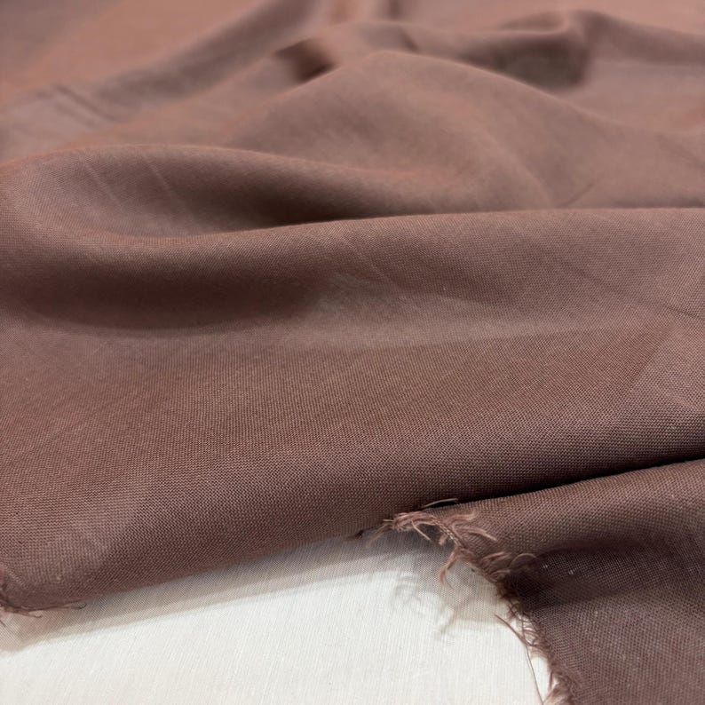 Brown Cotton Lawn Fabric, for Shirts & Dresses