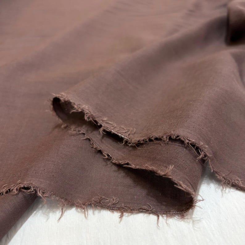 Brown Cotton Lawn Fabric, for Shirts & Dresses