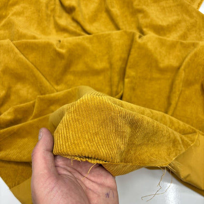 Mustard Corduroy Fabric, Cotton for Dresses & Home Decor
