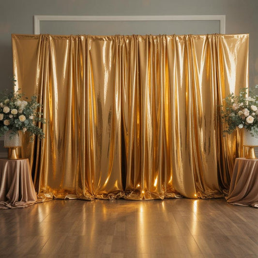 Metallic Gold Lame Fabric, for Dancewear & Costumes