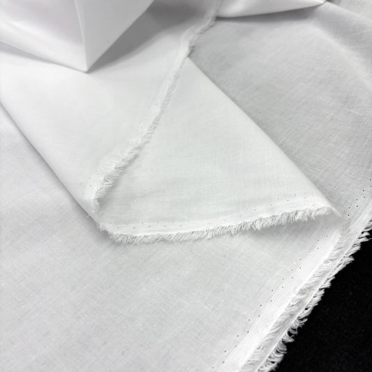 White Cotton Lawn Fabric, for Baby & Crafts