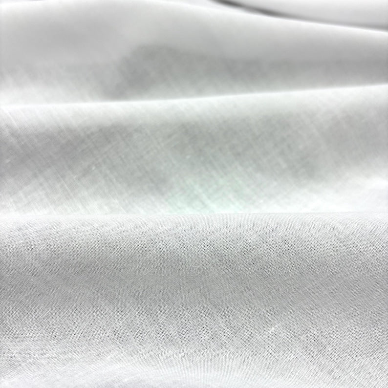 White Cotton Lawn Fabric, for Baby & Crafts