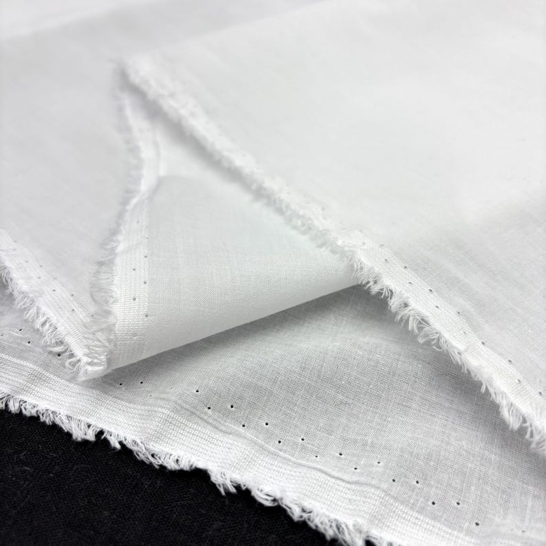 White Cotton Lawn Fabric, for Baby & Crafts
