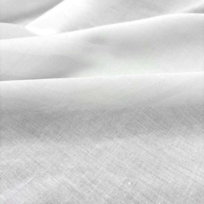 White Cotton Lawn Fabric, for Baby & Crafts