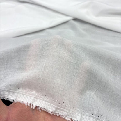White Cotton Lawn Fabric, for Baby & Crafts
