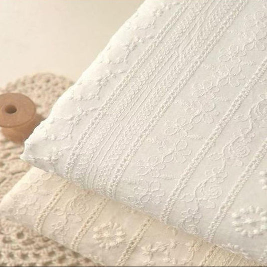 Floral Cotton Eyelet - 1