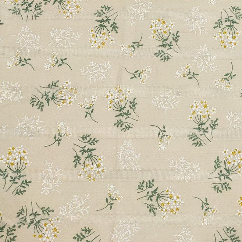 Floral Woven Cotton Jacquard - 8