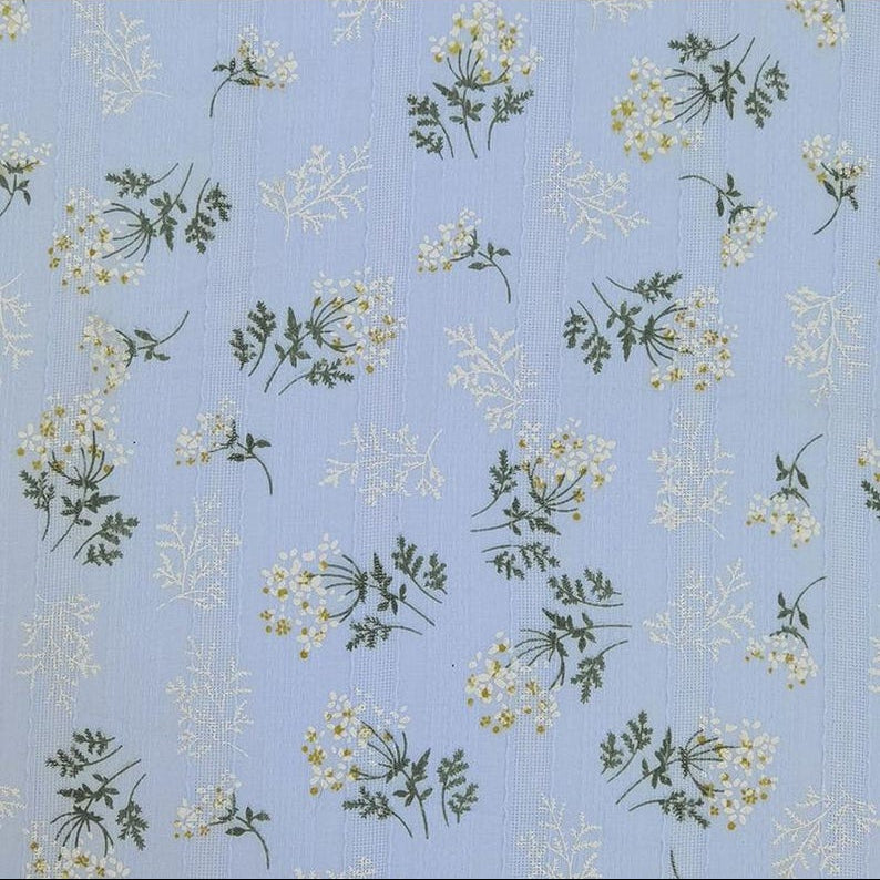 Floral Woven Cotton Jacquard - 5
