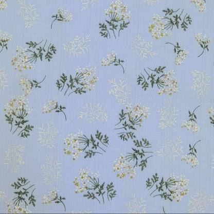 Floral Woven Cotton Jacquard - 5